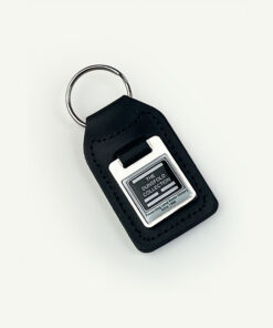 Dunsfold Collection – Key Ring with Leather & Metal Fob